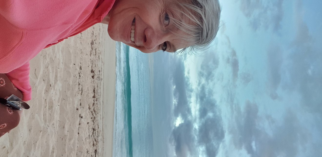 Reflection at the beach