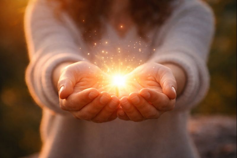 GentleHandsHoldingRadiantLight