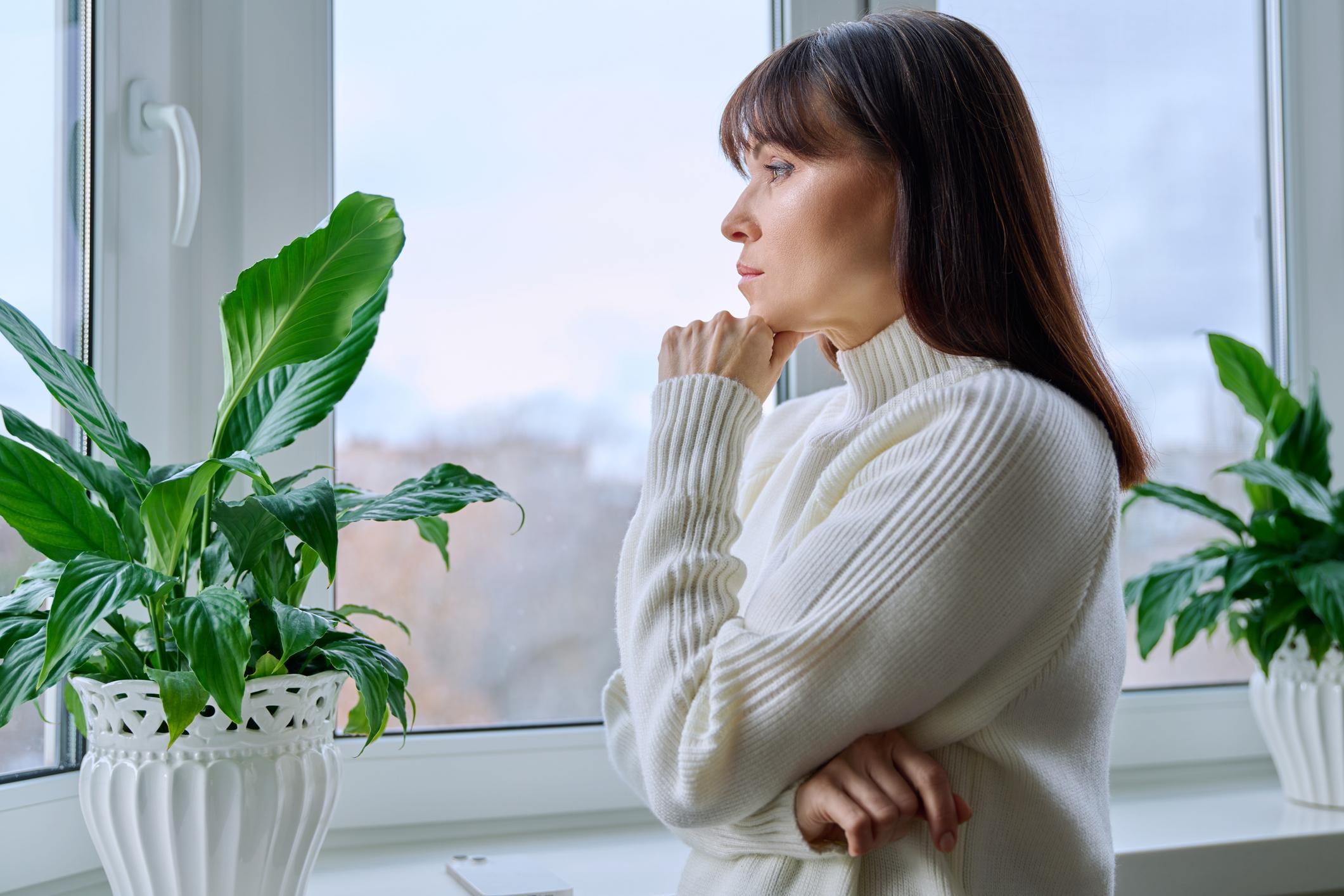 WomanSeriousThoughtful