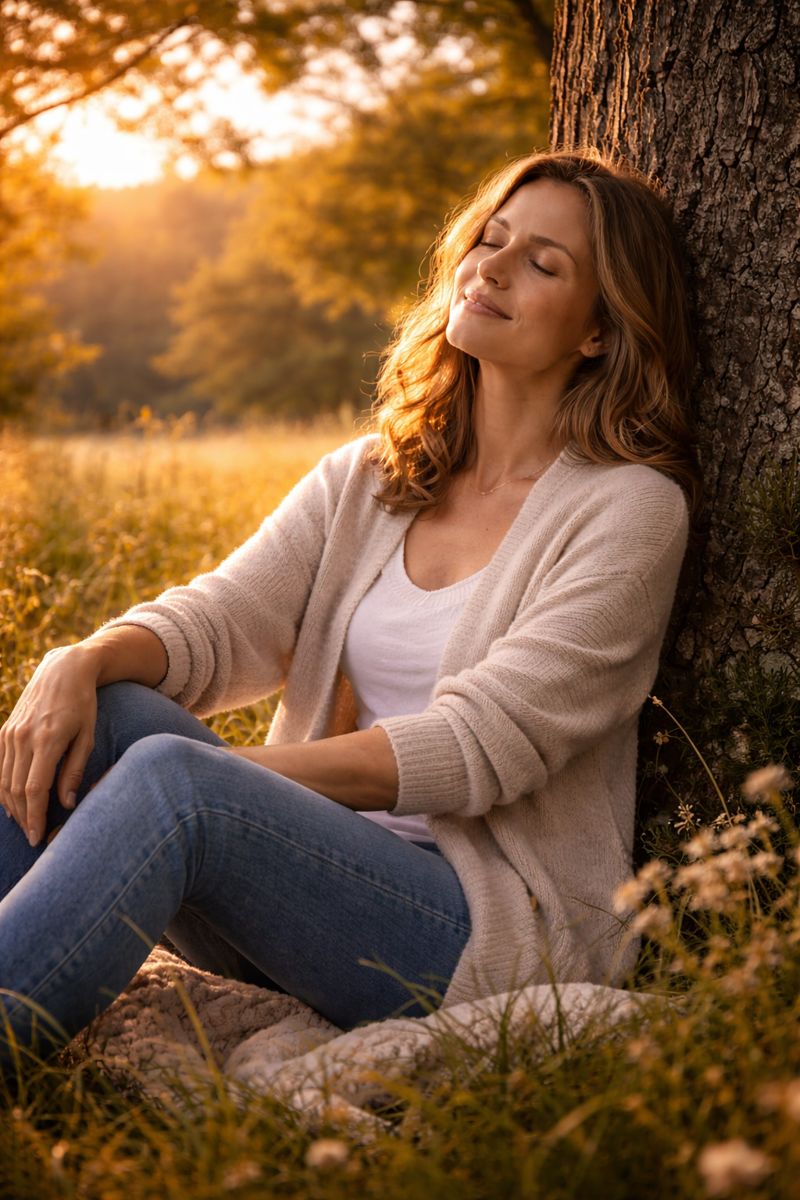 WomanSIttingUnderTree